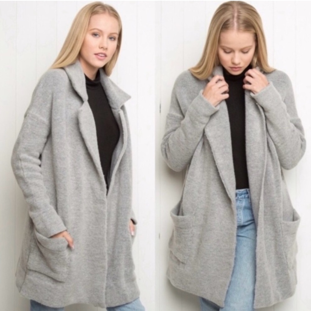 Brandy Melville Gray / Ultra Cozy Soft Coat/